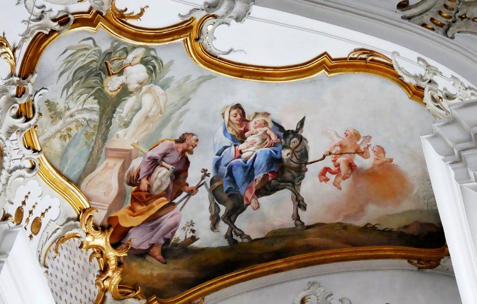 SteinbachEmporenfreskoFluchtNachAegyptenH1b