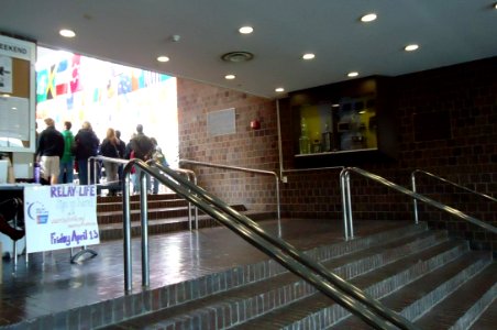 Steps into Wilson Commons at the University of Rochester photo