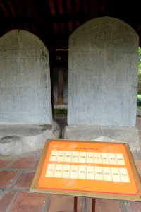 Stelae of Doctors - Temple of Literature, Hanoi - DSC04572