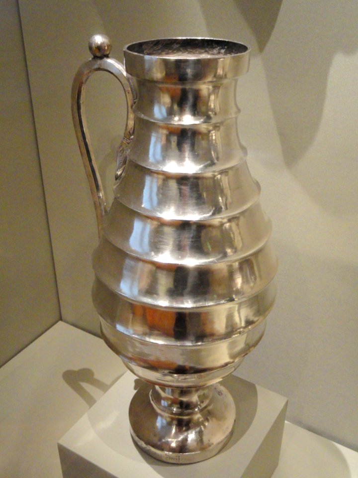 Stepped Pitcher, 400-600 AD, Sasanian, Iran, silver - Cleveland Museum of Art - DSC08136