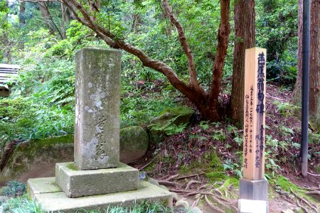 Stele - Chusonji, Hiraizumi, Iwate - DSC04961