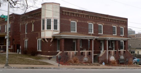 Steiner Rowhouse No. 1 (Omaha) from SE 1