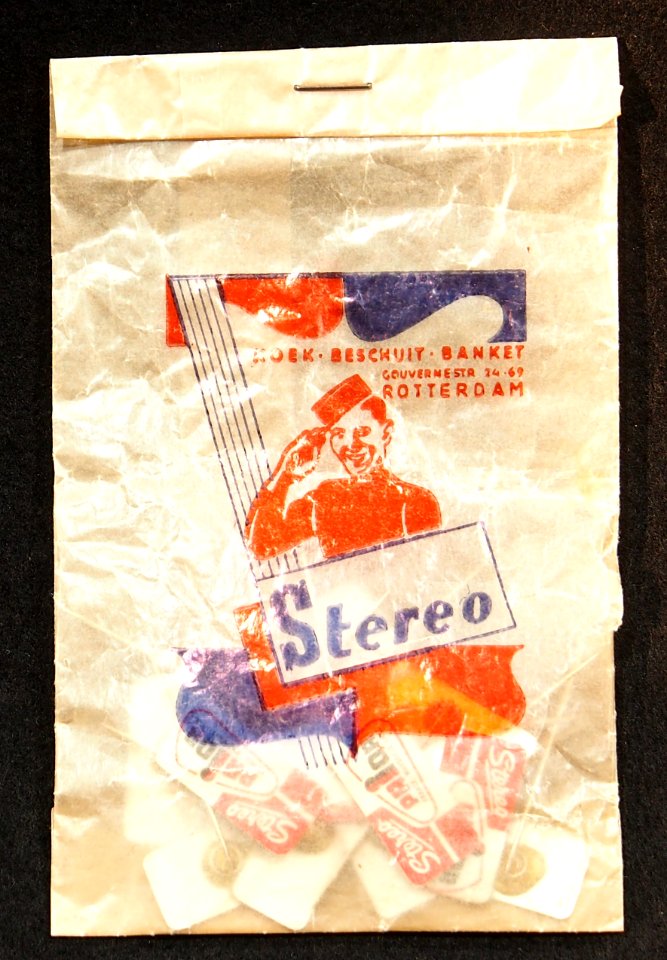 Stereo Koek-Beschuit-Banket zakje, Gouvernestr 24, Rotterdam