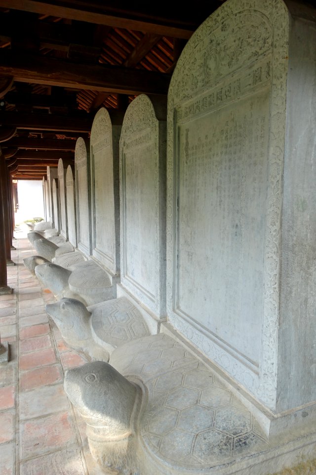 Stelae of Doctors - Temple of Literature, Hanoi - DSC04680