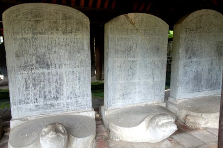 Stelae of Doctors - Temple of Literature, Hanoi - DSC04561