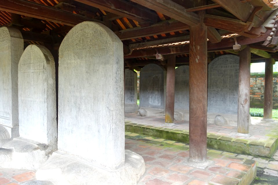 Stelae of Doctors - Temple of Literature, Hanoi - DSC04571