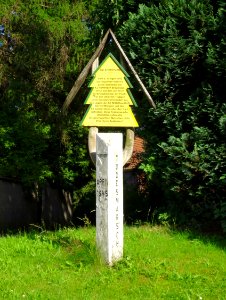 Stele zum Gedenken an Todesmärsche Braunlage 1