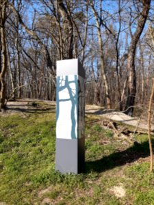 Stele für belgische Widerstandskämpfer Dölauer Heide 1