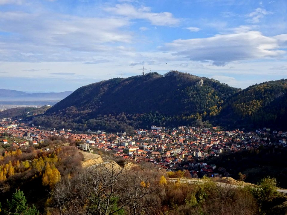 Stejerisul Mare near Brasov, city