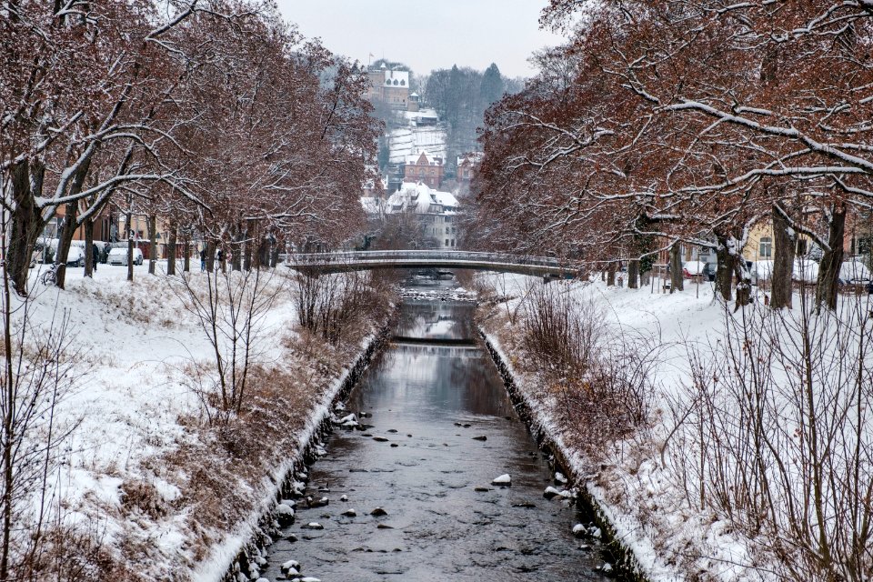 Steinlach-Tübingen-Schnee-1