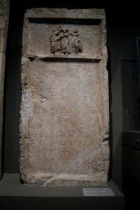 Stele with an ephebic list from Athens. A.D. 139-140