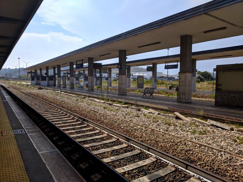 Stazione crotone vista binari