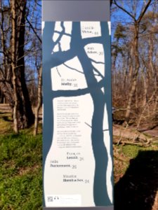 Stele für belgische Widerstandskämpfer Dölauer Heide 2