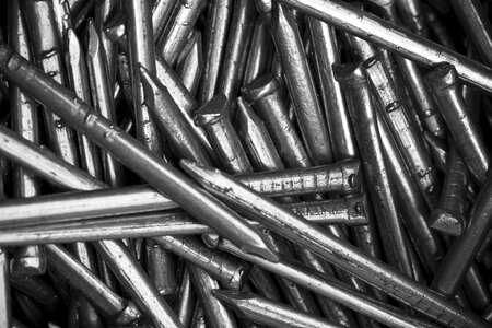 Steel shiny rivet