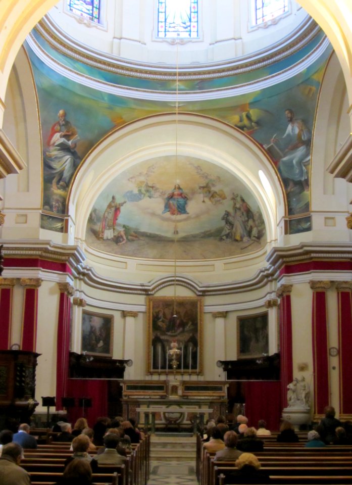 Stella Maris Church Sliema Interior