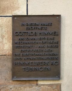 Tübingen, Pfleghofstraße 5, Tafel