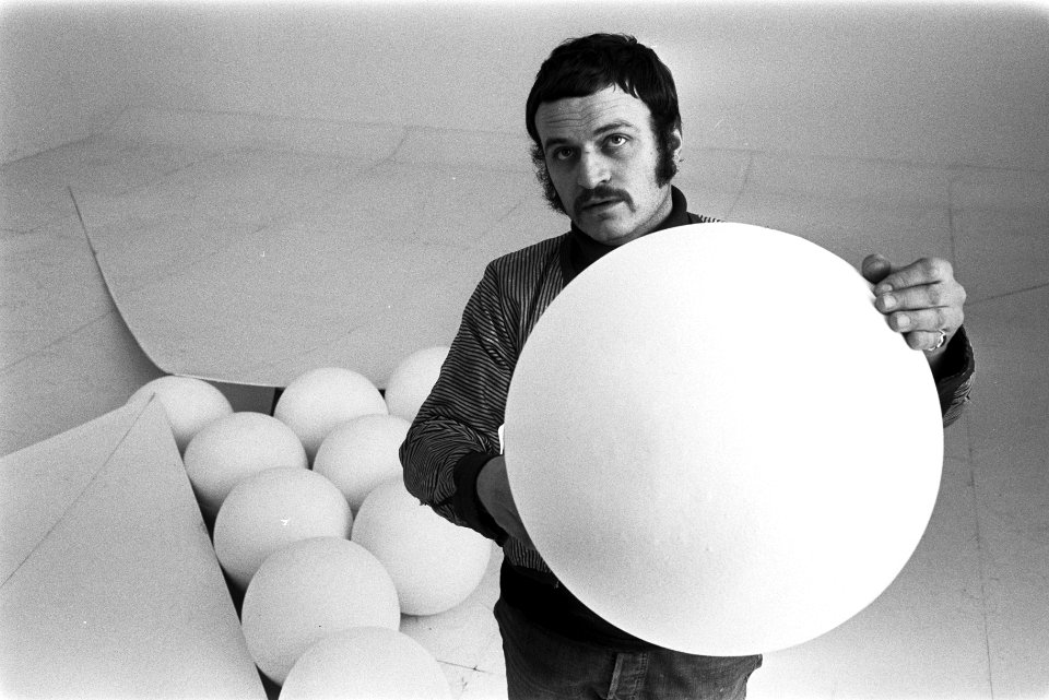Tentoonstelling van kunstenaar Gerard van den Eerenbeemt in Stedelijk Museum Ams, Bestanddeelnr 923-0914