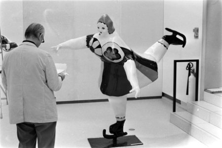 Tentoonstelling van Nihi de St. Phalle in Boijmans Van Beuningen Rotterdam, Sch, Bestanddeelnr 928-7034