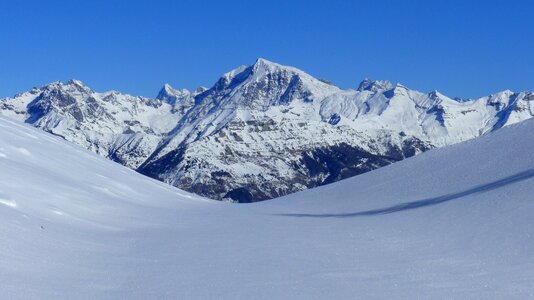 Winter panorama snowy