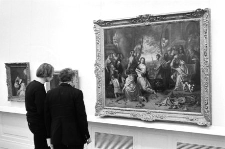 Tentoonstelling Jan Steen (300 jaar geleden overleden) Leids Stedelijk Museum , Bestanddeelnr 930-1018