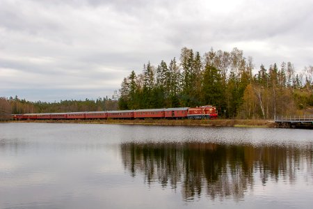 T41 204, Швеция, Халланд, перегон Хюлтебрук - Торуп (Trainpix 147257)
