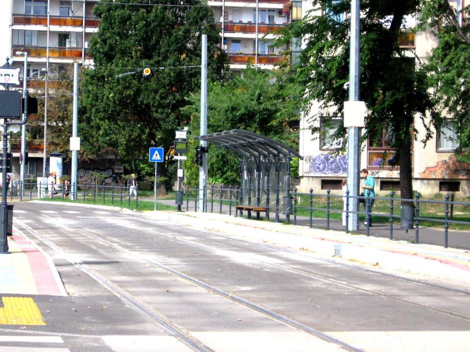 Szabványos villamosmegálló