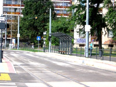 Szabványos villamosmegálló