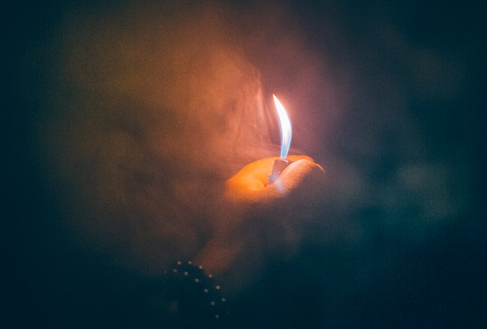 Energy evening flame