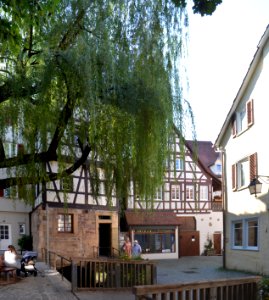 Tübingen, Lange Gasse 20, Rückseite