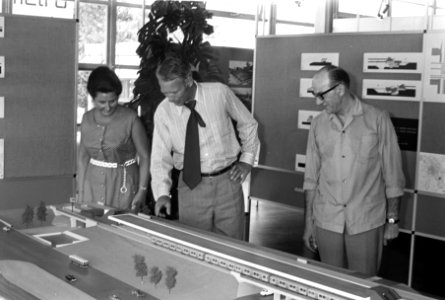Tentoonstelling voor metrobouw in Amsterdam, Bestanddeelnr 925-7548