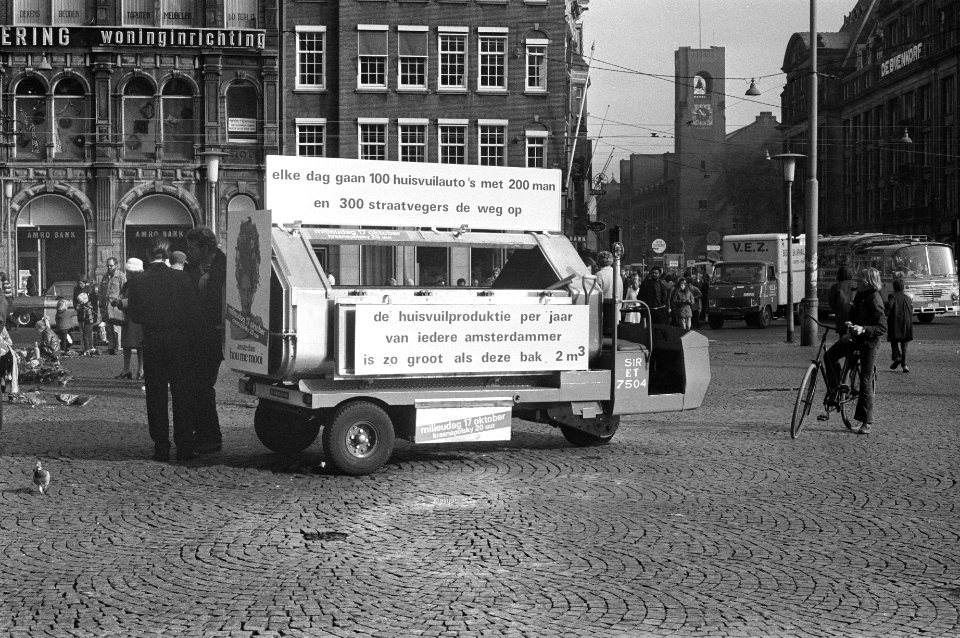 Tentoonstelling Schone stad vuile stad in Amsterdams Historisch Museum, Bestanddeelnr 925-9560