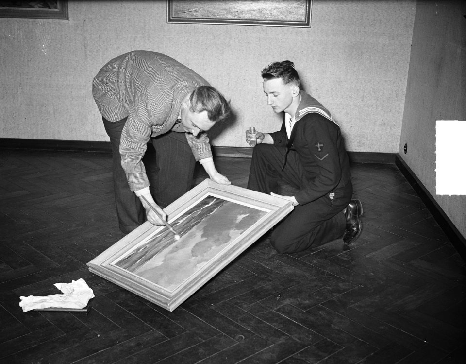 Tentoonstelling Schilders ter Zee in Stedelijk Museum, Bestanddeelnr 904-5056