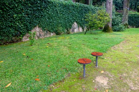 Terrace seating - Jardim Botânico da Universidade de Coimbra - Coimbra, Portugal - DSC08883
