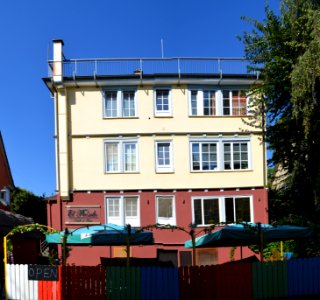 Tübingen, Am Stadtgraben 25, Rückseite