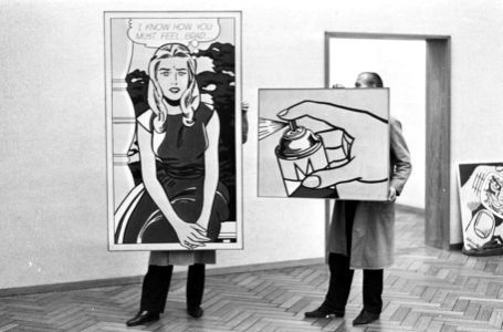 Tentoonstelling Roy Lichtenstein in Stedelijk Museum . Personeel aan het inricht, Bestanddeelnr 920-8281