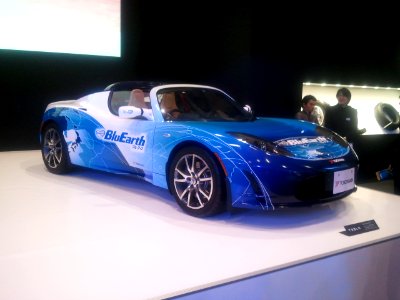Tesla Roadster BluEarth - Tokyo Auto Salon 2011