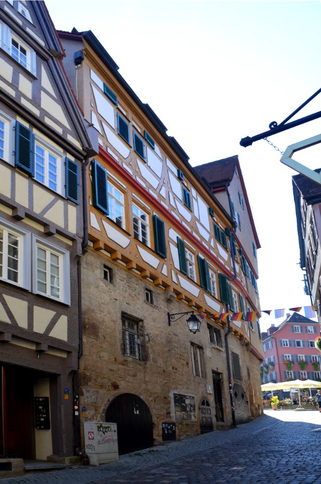 Tübingen, Am Markt 3 und Marktgasse 2 vom Marktgasse