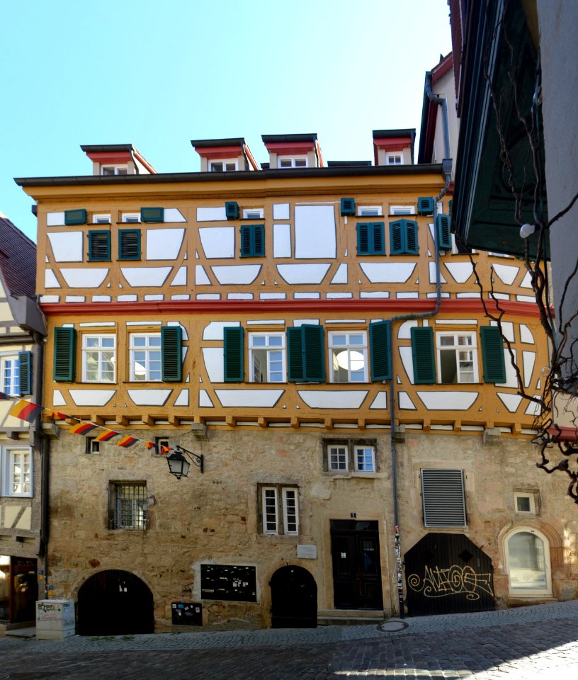 Tübingen, Am Markt 3 und Marktgasse 2 vom Marktgasse (1)