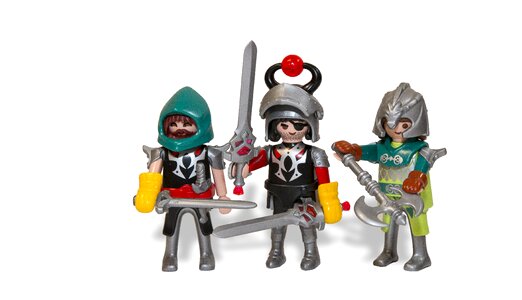 Knight miniature warriors