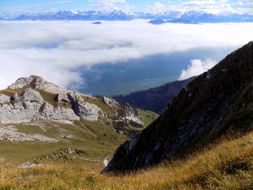 Mountain mt pilatus switzerland
