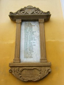 Törökkoppány, első világháborús hősök emléktáblája 2