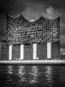 Philharmonic orchestra hanseatic city water
