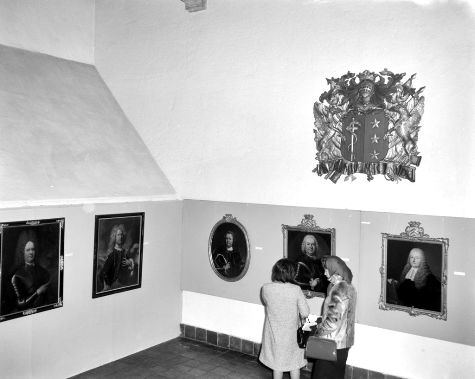 Tentoonstelling Hugenoten in Nederland in musuem Prinsenhof te Delft Overzich, Bestanddeelnr 915-7828