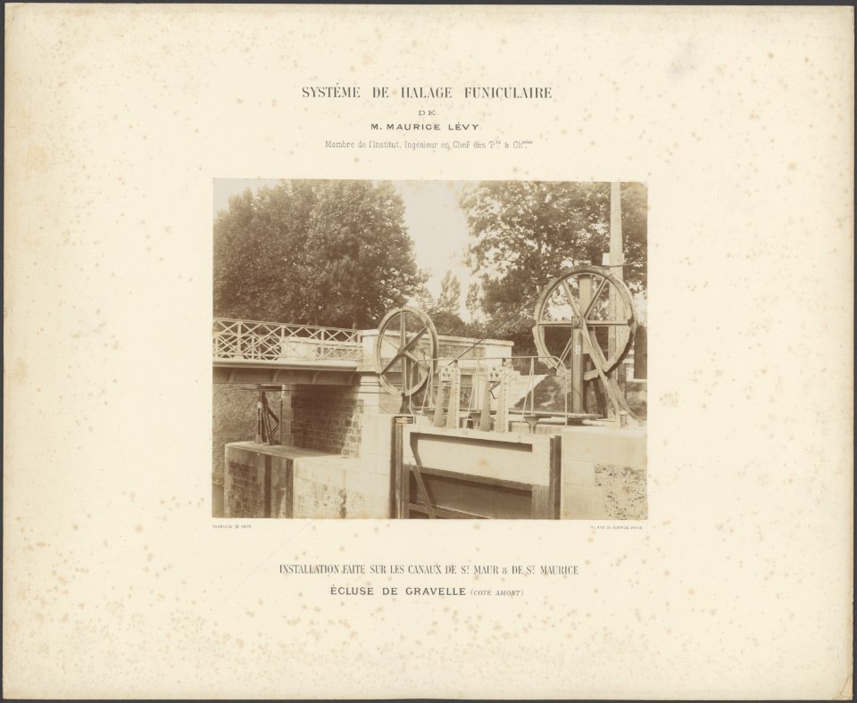 Système de halage funiculaire de M. Maurice Lévy, Membre de lInstitut, Ingénieu, Bestanddeelnr 384