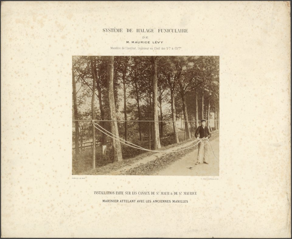 Système de halage funiculaire de M. Maurice Lévy, Membre de lInstitut, Ingénieu, Bestanddeelnr 378