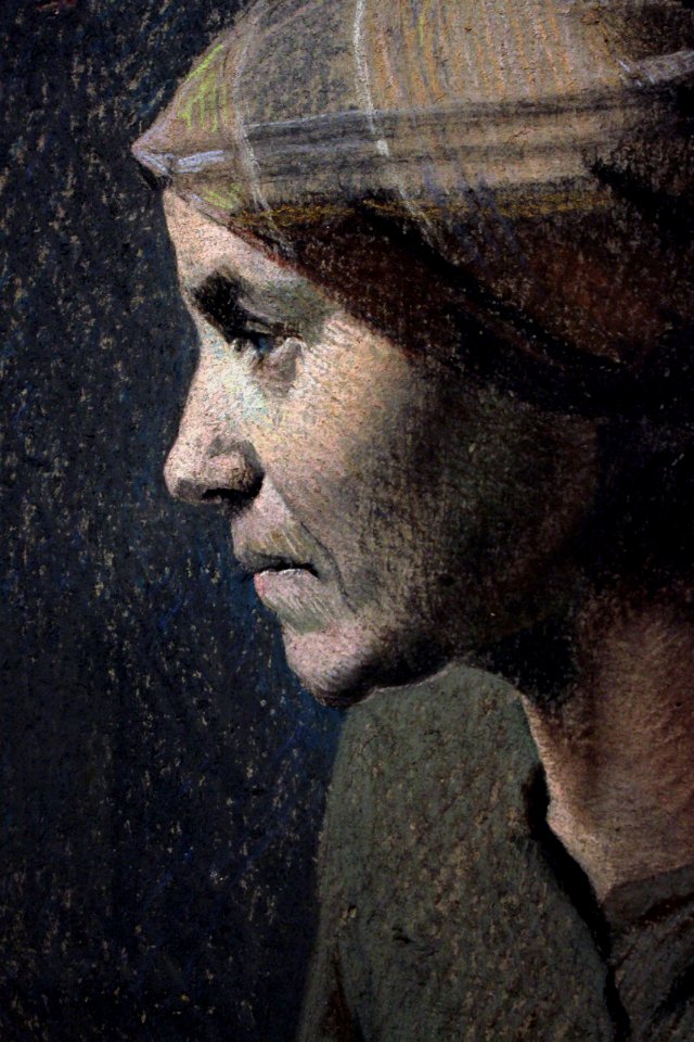 Tête de mendiante ou Paysanne Paul-Albert Bartholomé Pastel Petit Palais 29122017 1
