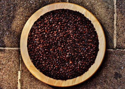 Roasted caffeine brown