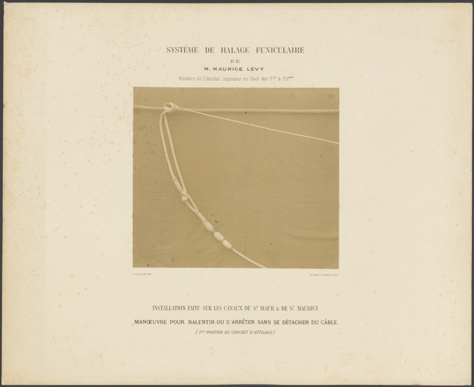 Système de halage funiculaire de M. Maurice Lévy, Membre de lInstitut, Ingenieu, Bestanddeelnr 371