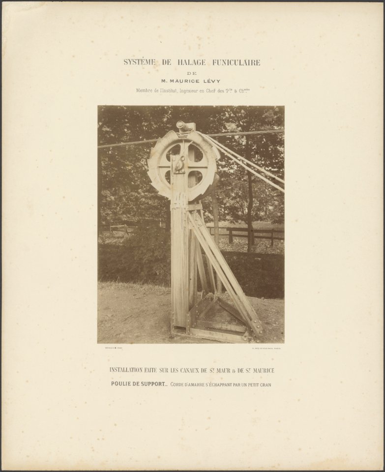 Système de halage funiculaire de M. Maurice Lévy, Membre de lInstitut, Ingenieu, Bestanddeelnr 383