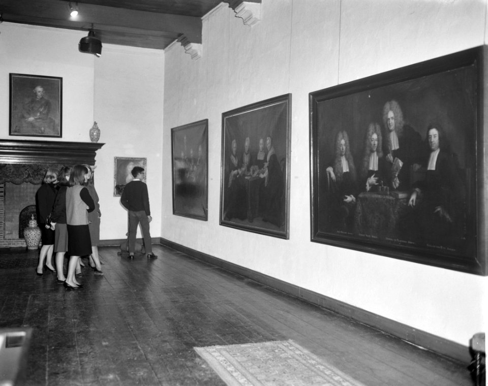 Tentoonstelling Hugenoten in Nederland in musuem Prinsenhof te Delft Overzich, Bestanddeelnr 915-7831